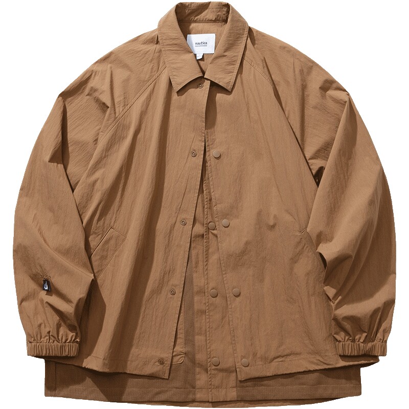 【官方正品】nautica白帆 日系中性户外假两件翻领夹克外套JW4303