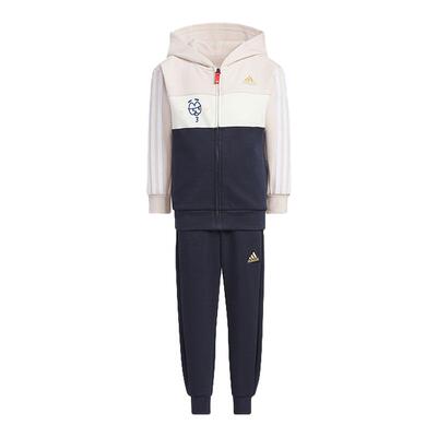 Adidas阿迪达斯儿童新春节限定款开衫运动裤两件连帽童套装JF3869
