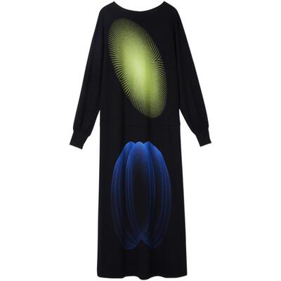 素然3ge3 project 秋季女士拼接带帽连衣裙