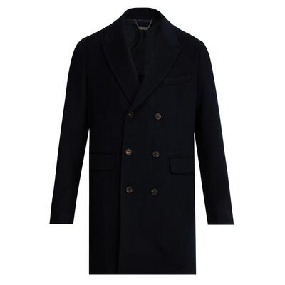 SCOFIELD男士中长款毛呢大衣