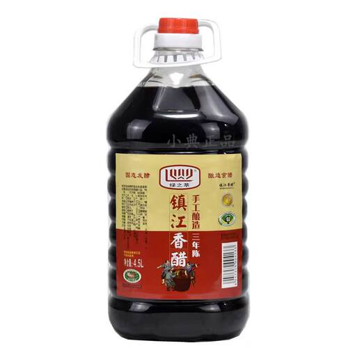 镇江香醋4.5L大桶装9斤烧菜凉拌醋饭店食堂实惠装整箱醋超值装