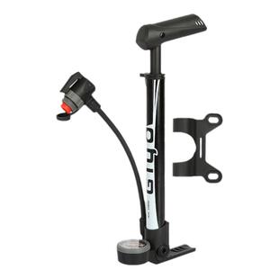 GIYO台湾进口专用公路山地自行车打气筒高压带气压表美嘴便携式法