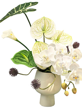 绿掌摆件桌面花艺小清新仿真花
