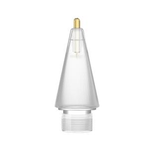 兴菲晶透笔尖改造金属针管笔尖3.0/4.0版适用Pencil1/2代触控笔电容笔网课笔记可替换笔头耐磨细笔尖粉蓝灰色