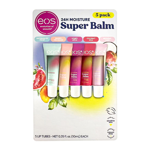 美国直邮原装EOS/伊欧诗无色果味唇膏滋润保湿润唇膏护唇通用男女