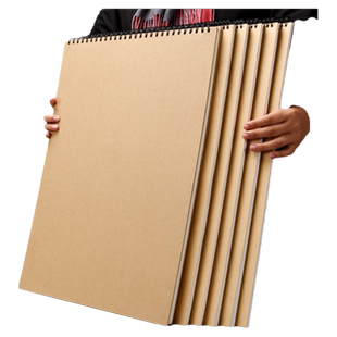 活页可拆卸超大号4K素描本美术生专用加厚硬壳线圈4开画本手绘本四开画画本空白图画本速写本初中生小学生