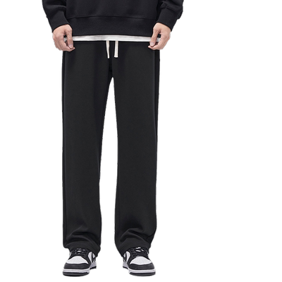 HomePanda宽松直筒休闲卫裤男