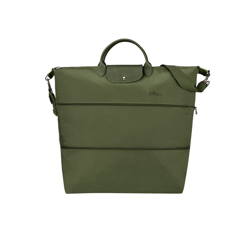 LONGCHAMP/珑骧LE PLIAGE GREEN 刺绣标可扩展旅行包L1911919