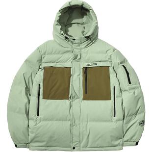 【三防】BEASTER户外连帽防水羽绒服中长款白鸭绒外套尔滨穿搭