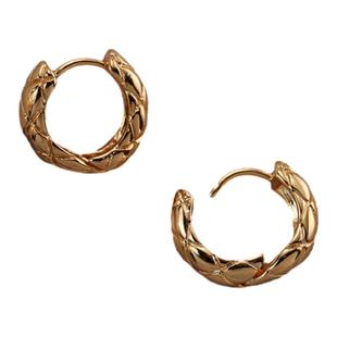 刘亦菲同款耳环圈圈轻奢高级感秋冬耳饰2026新款爆款纯银耳圈耳夹