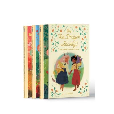【现货】【Oni Press】小茶龙套装全集一套3册艾斯纳奖哈维奖奖得主K.O'Neill英文漫画进口原版书平装14岁以上The Tea Dragon Soc