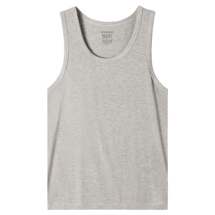 商场同款德国舒雅男士背心新品莫代尔透气修身本命年红色内衬上衣