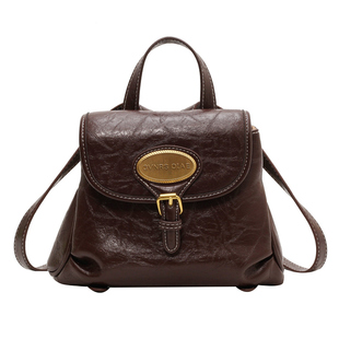 秋冬小众复古学院风双肩包2025简约气质通勤百搭洋气今年超火女包