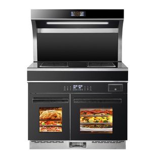 纯电火星人雅时光集成灶纯电双电磁炉电陶炉蒸烤箱消毒柜家用一体