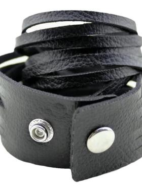 学生个性百搭多层圈圈时尚皮手链