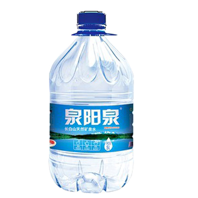 泉阳泉长白山天然矿泉水5L升*4瓶*3箱整箱大瓶弱碱性饮用水大桶装