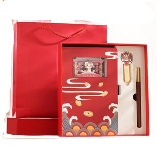 3D镂空笔记本立体浮雕纸雕本子旅游景点旅行印章收集空白本熊猫文创纪念品打卡蛇年高端盖章本礼盒来图定制