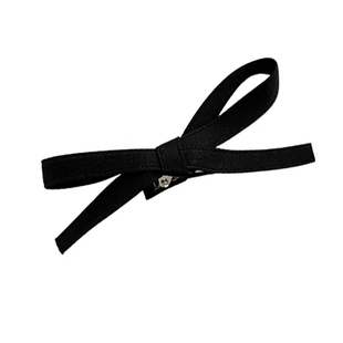 韩国进口jennie敲可爱甜美芭蕾少女风ins缎带迷你蝴蝶结发夹发卡