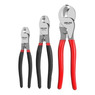 德力西电气电缆剪刀切线剪线钳子