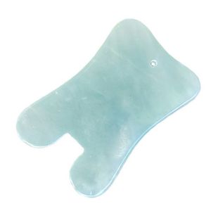 薄款天然玉石刮痧板面部拨筋脸部套装全息刮痧工具岫玉美容板通用