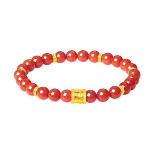 真我不凡天然南红玛瑙手串女款原创设计葫芦配件手链高端文玩礼物