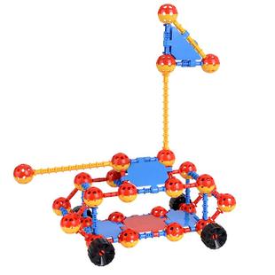 幼儿园建构球积木儿童数学启蒙stem玩教具立体拼插益智玩具3到6岁