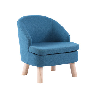 凳子家用单人休闲儿童座椅靠背阳台沙发椅子客厅矮凳简约现代实木