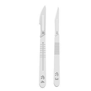 手术刀医用11号23号碳钢刀片加厚不锈钢3号4号刀柄外科整形解剖刀