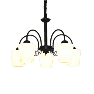 美式铁艺吊灯客厅灯简约大气复古餐厅卧室灯中山轻奢家用灯具