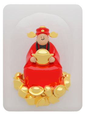 艺术品尽芷悲伤树脂桌面摆件