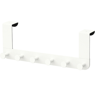 IKEA安努登房门式挂衣钩免打孔6头钩门厚4cm内适用白宜家国内代购