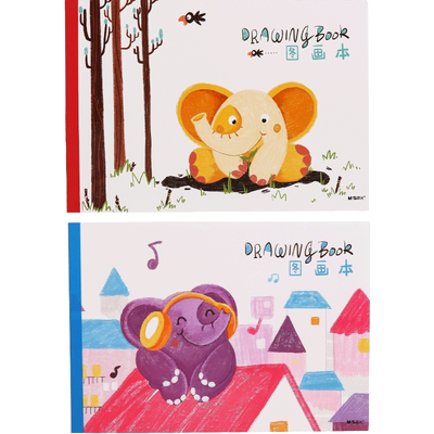 晨光创意卡通大号加厚图画本