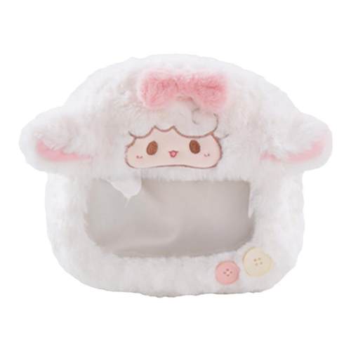 古力古力可爱小羊桃大食量痛包漫展二次元背包包毛绒单肩斜挎包女