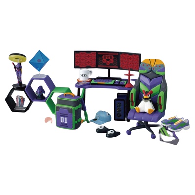 RE-MENT福音战士房间微缩模型