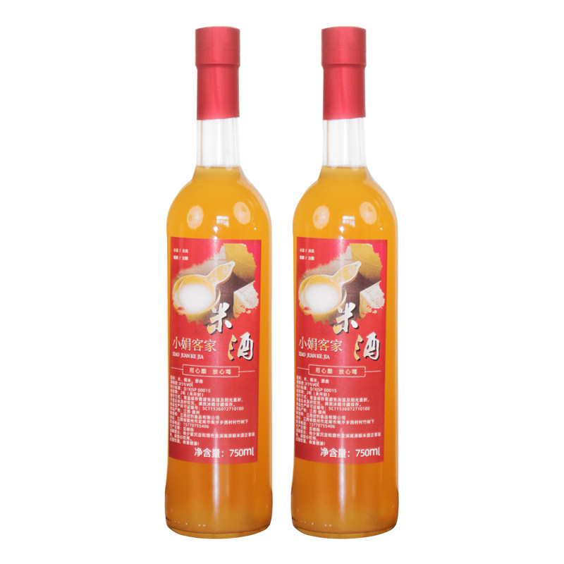 小娟米酒原浆米酒750ml*2瓶装
