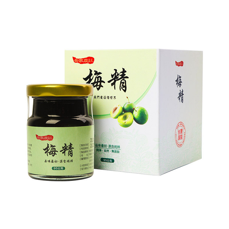 中国台湾黄家农庄进口青梅精95g高倍浓缩碱性食品原装伴手礼特产