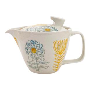 日本直邮波佐见烧手绘陶瓷勳山窑急须壶花茶壶带滤网240ml