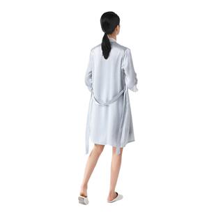 枕水人家真丝睡衣女季性感吊带睡袍两件套100%桑蚕丝长款丝绸晨袍