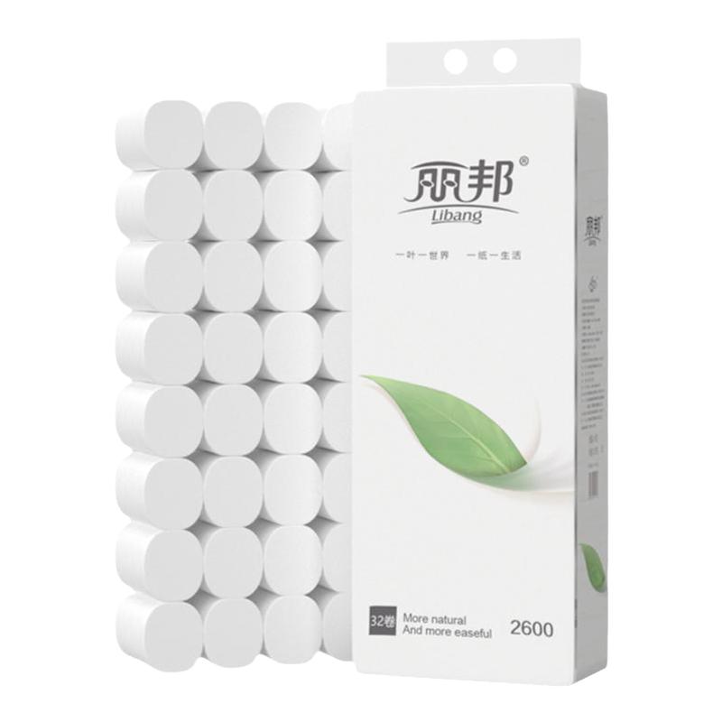 丽邦叶子5层32卷卫生纸厕纸