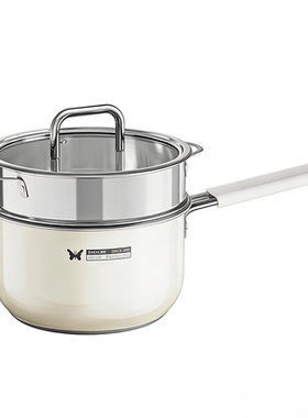 真·无涂层小奶锅·陶钢一体