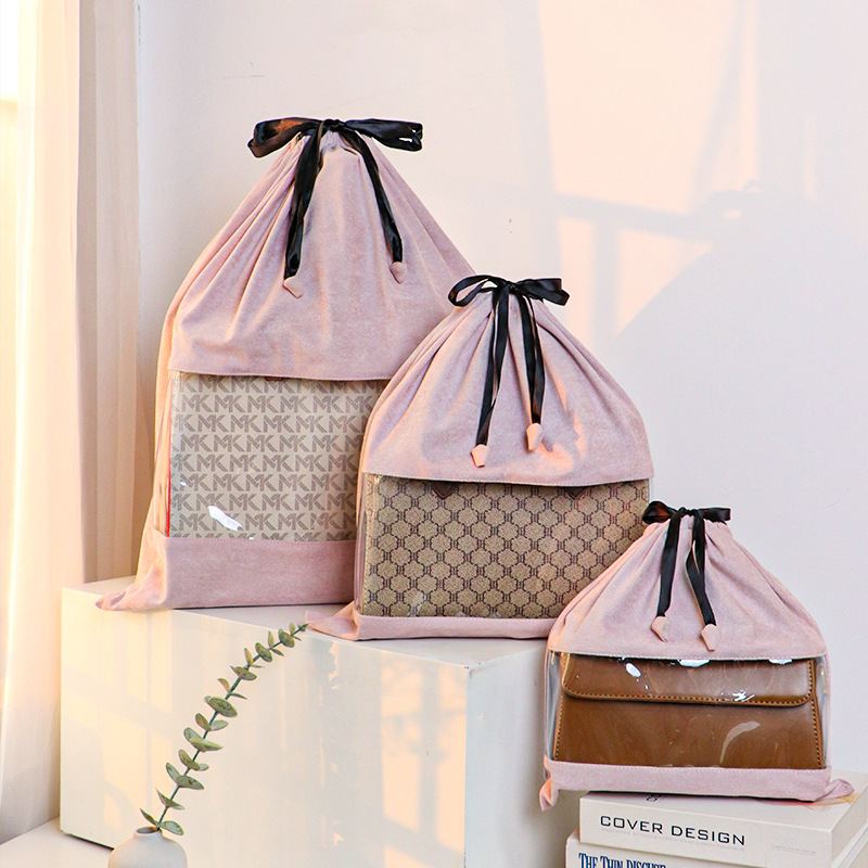 新品 麂皮绒包包防尘袋奢侈品包包皮包收纳整理袋多用途储物袋防