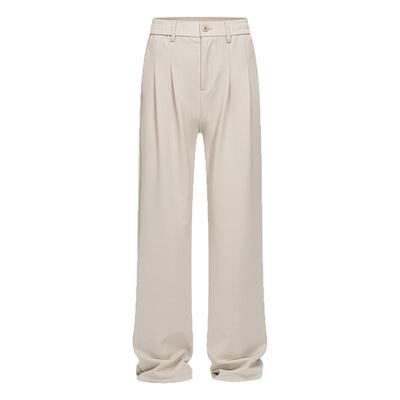 CHANMONTH春夏免烫休闲西裤男款