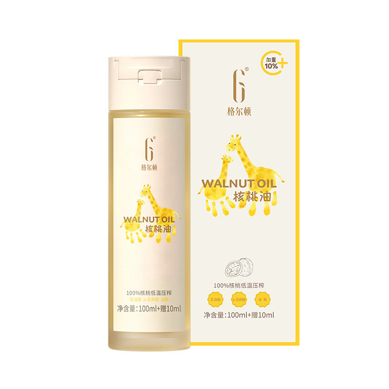 宝宝格尔顿低温冷榨核桃油110ml
