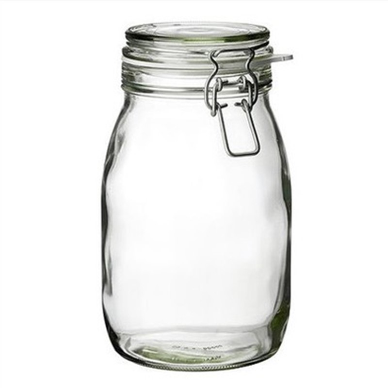 宜家国内代购密封罐玻璃罐泡菜瓶柠檬茶叶罐腌制密封百香果瓶
