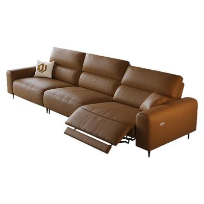 DDC零靠墙电动功能全真牛皮沙发