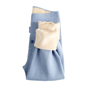 猫人儿童校服神器保暖裤男童内穿搭学生女大童加绒加厚棉毛裤冬季