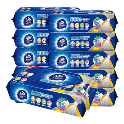 维达厨房湿巾去油污清洁家用