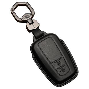 2024款丰田rav4荣放钥匙套真皮rv4汽车专用包两键24装饰壳扣2023