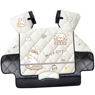 电动车挡风被冬季加绒加厚电瓶摩托车春秋四季通用防水防风罩冬款