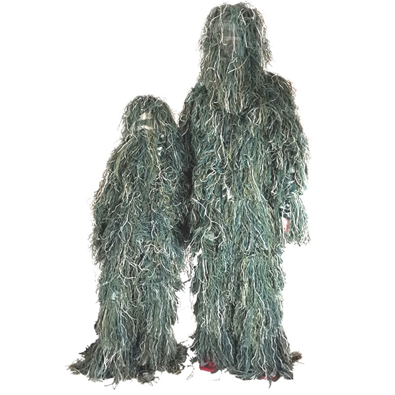绝地求生迷彩伪装服伏地魔衣服三级甲包头吃鸡装备儿童吉利服套装